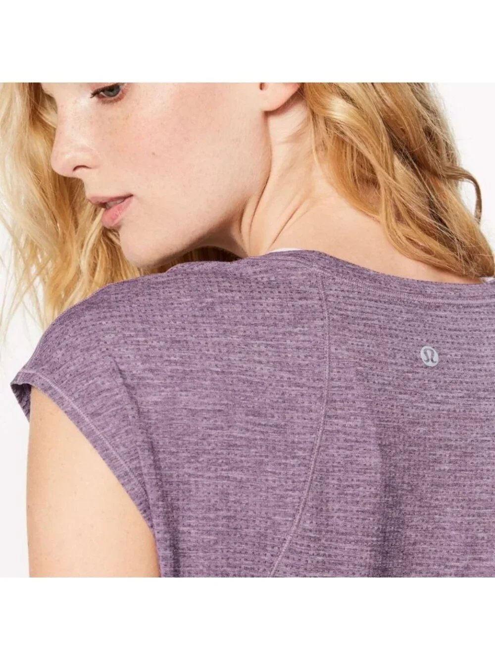 Lululemon Plank To Pike Short Sleeve Heathered Garnet / Garnet